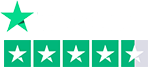 Trustpilot 4.5 star rating